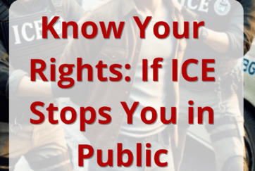 Know Your Rights: If ICE Stops You in Public